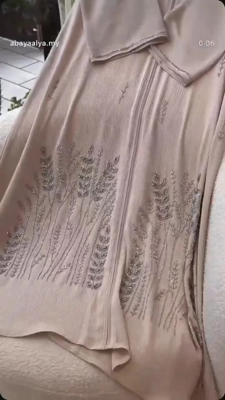 Imported zoom handwork abaya — 2