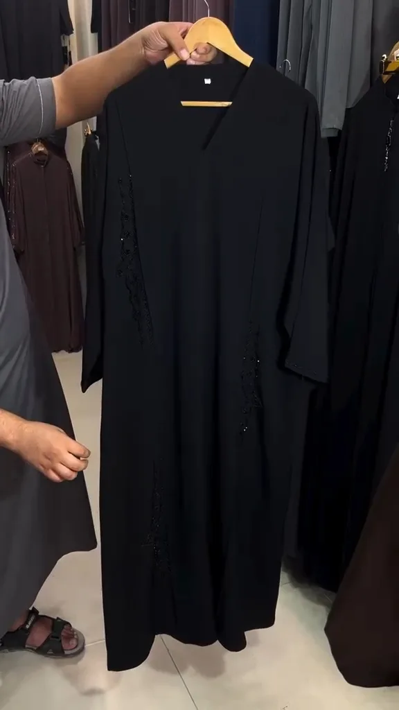 Pintex worked abaya